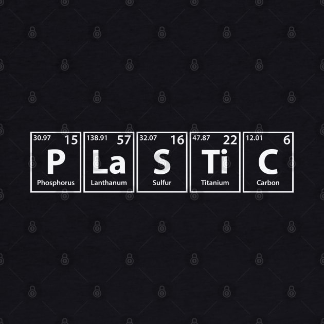 Plastic (P-La-S-Ti-C) Periodic Elements Spelling by cerebrands